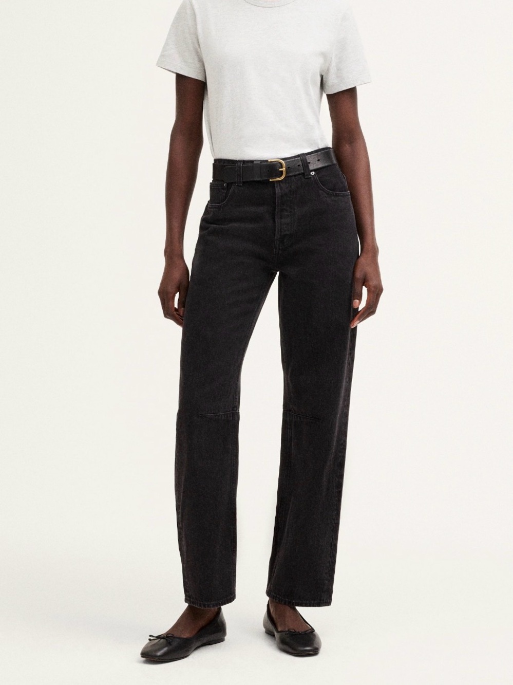 Madewell The Darted Barrel-Leg Jean
